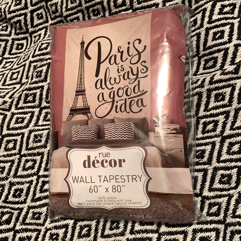 Rue 21 Paris Wall Tapestry